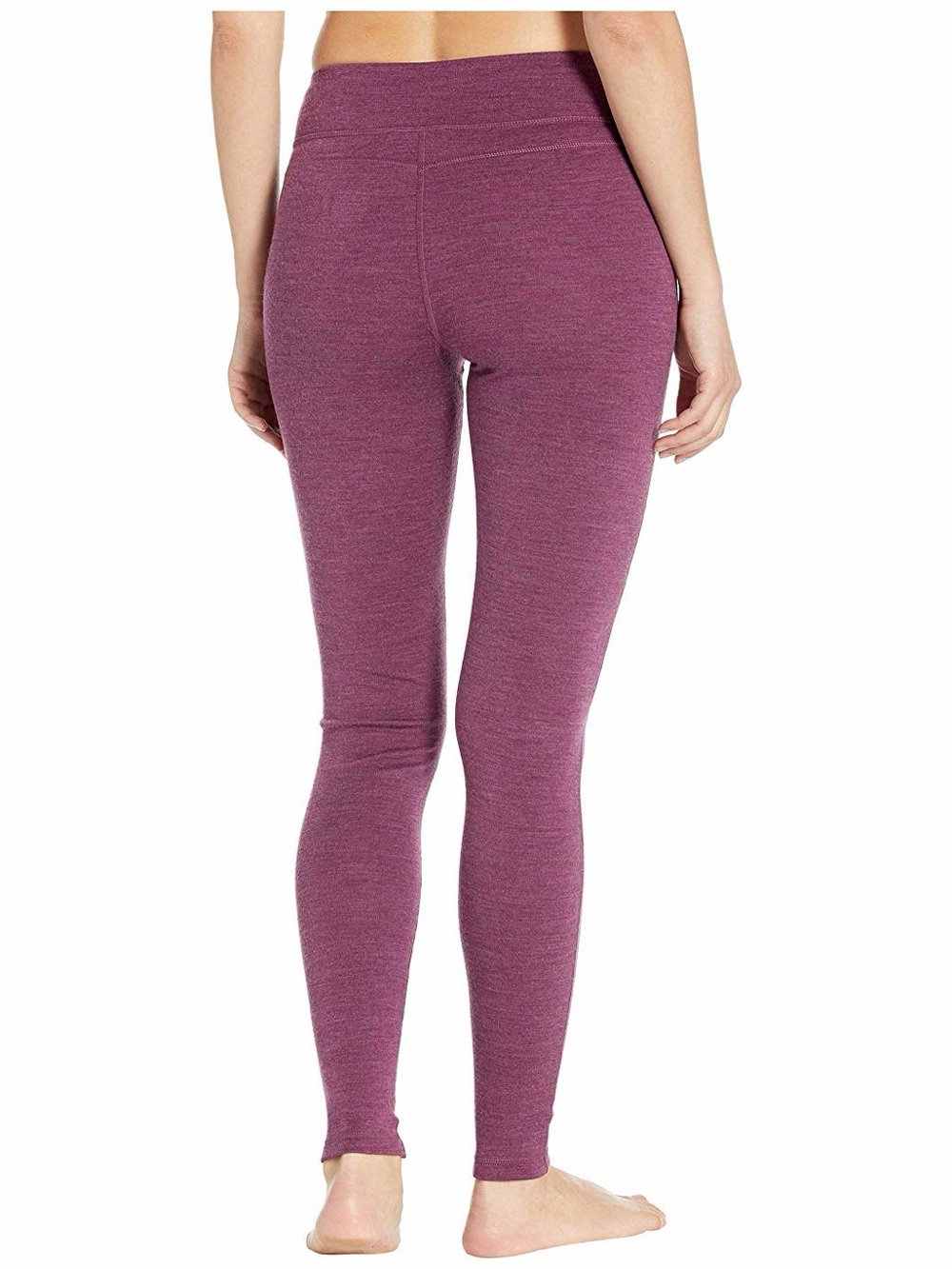 Smartwool Merino 250 Base Layer Leggings Burgundy Wool Size Small